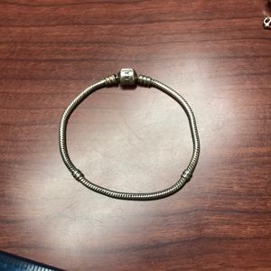 7" Pandora Sterling Silver Bracelet